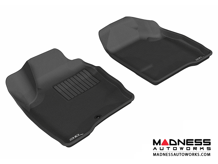 Chevrolet Impala Floor Mats (Set of 2) - Front - Black by 3D MAXpider (2014-)